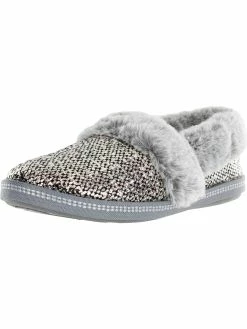 Skechers Cozy Campfire-Dream Glam Womens Faux Fur Lined Cozy Slip-On Sneakers