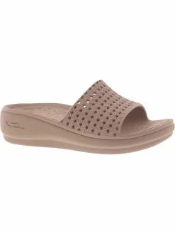 Skechers Foamies Womens Pool Flat Wedge Sandals