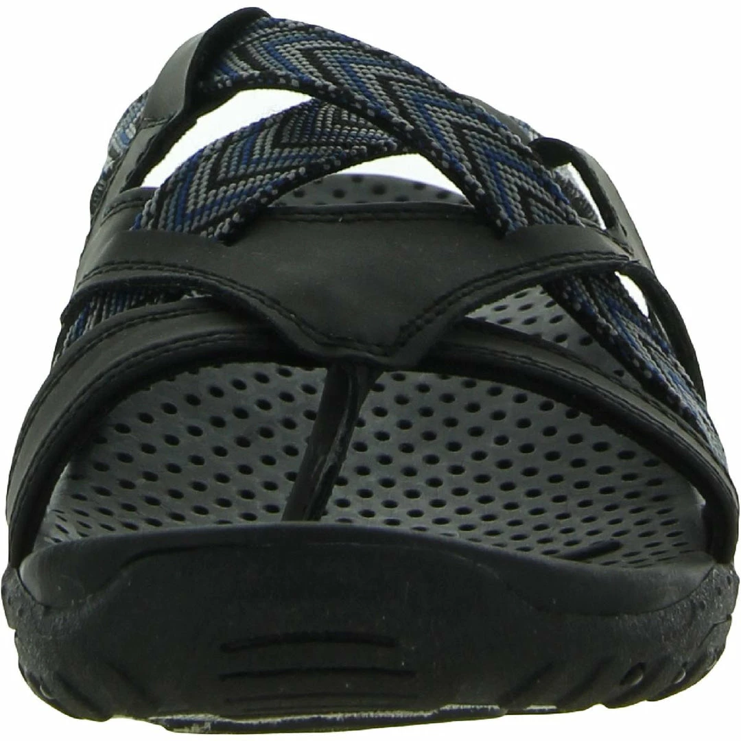 Skechers Reggae Soundproof Womens Faux Leather Sport Slide Sandals 5 Skechers Reggae Soundproof Womens Faux Leather Sport Slide Sandals - Image 3