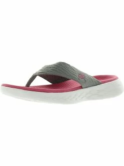 Skechers On The Go 600-Sunny Womens Knit Casual Flip-Flops