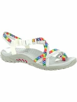 Skechers Reggae Bright Direction Womens Slingback Toe Loop Strappy Sandals