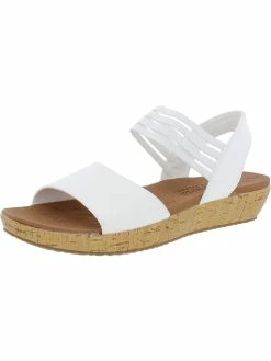 Skechers Womens Open Toe Ankle Slingback Sandals