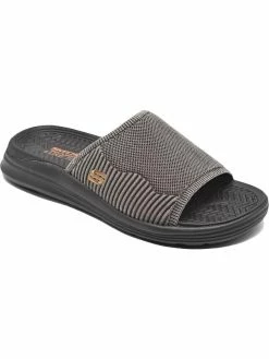 Skechers Sargo-Mar Way Mens Open Toe Flats Pool Slides