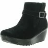 Skechers Parallel-Day Date Womens Leather Ankle Winter & Snow Boots