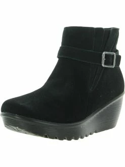 Skechers Parallel-Day Date Womens Leather Ankle Winter & Snow Boots