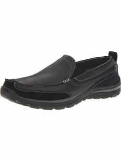 Skechers Superior Gains Mens Contrast Trim Memory Foam Loafers