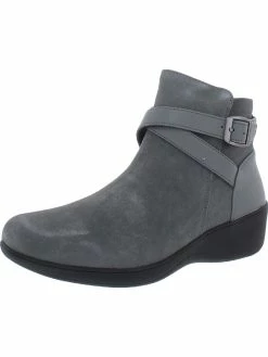 Skechers Frenchie Sleekish Womens Suede Comfort Ankle Boots