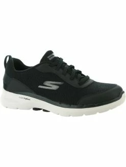Skechers Go Walk 6-Bold Knight Mens Knit Gym Casual and Fashion Sneakers