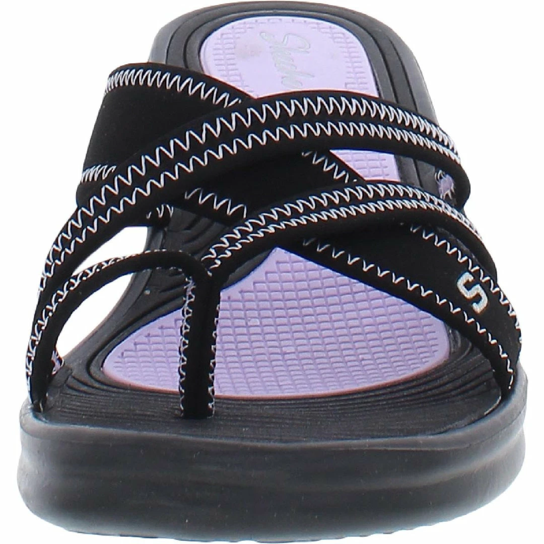 Skechers Rumblers- Beautiful People Womens Metallic Open Toe Thong Sandals 5 Skechers Rumblers- Beautiful People Womens Metallic Open Toe Thong Sandals - Image 3
