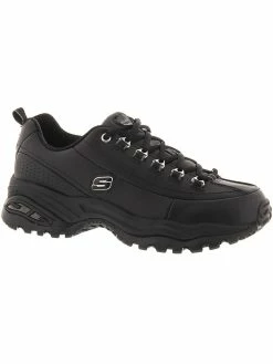 Skechers Premium Womens Leather Gym Walking Shoes