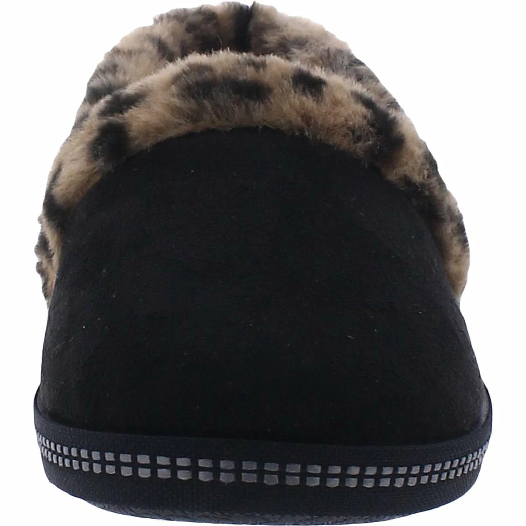 Skechers Cozy Campfire-Frisky Gal Womens Faux Fur Animal Print Loafer Slippers 5 Skechers Cozy Campfire-Frisky Gal Womens Faux Fur Animal Print Loafer Slippers - Image 3