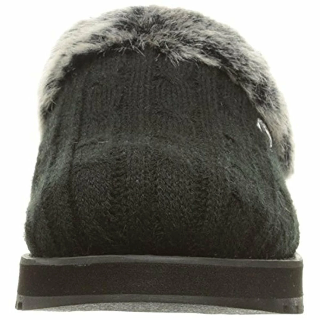 Skechers Keepsakes Ice Angel Womens Cable Knit Faux Fur Clog Slippers 6 Skechers Keepsakes Ice Angel Womens Cable Knit Faux Fur Clog Slippers - Image 4