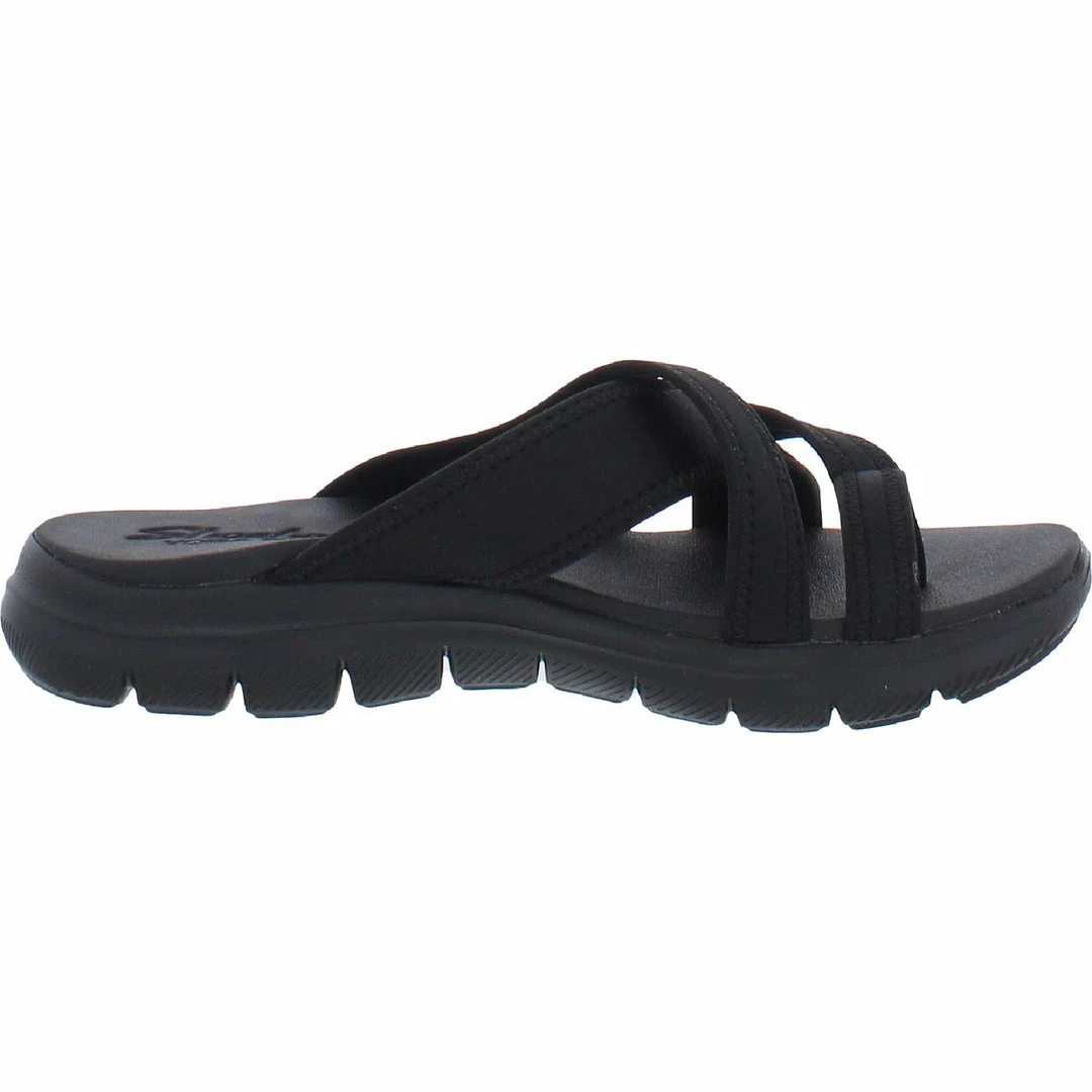 Skechers Flex Appeal 2.5 - Start Up Womens Lightweight Flexible Pool Slides 5 Skechers Flex Appeal 2.5 - Start Up Womens Lightweight Flexible Pool Slides - Image 3