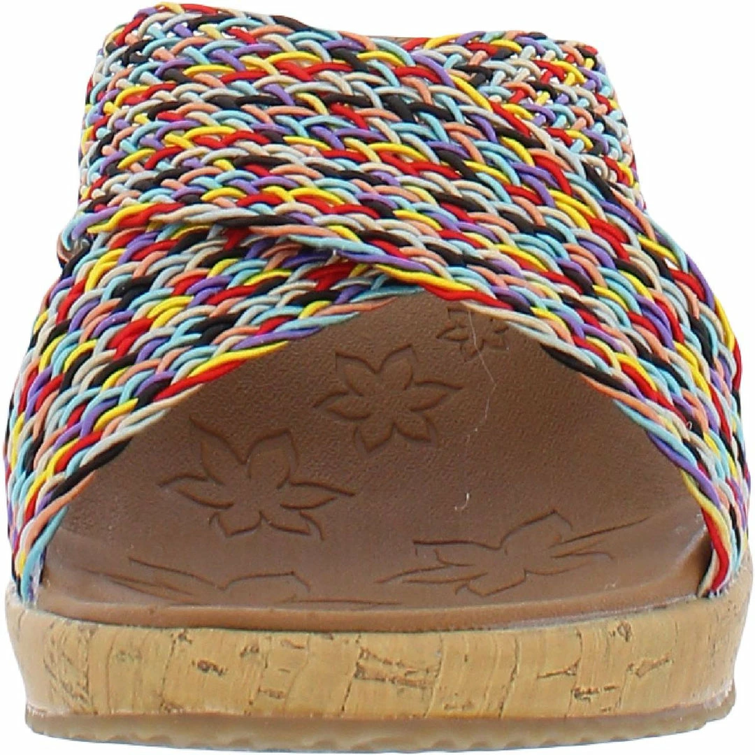 Skechers Beverlee-Vacation Mode Womens Open Toe Slip-on Wedge Sandals 4 Skechers Beverlee-Vacation Mode Womens Open Toe Slip-on Wedge Sandals - Image 2