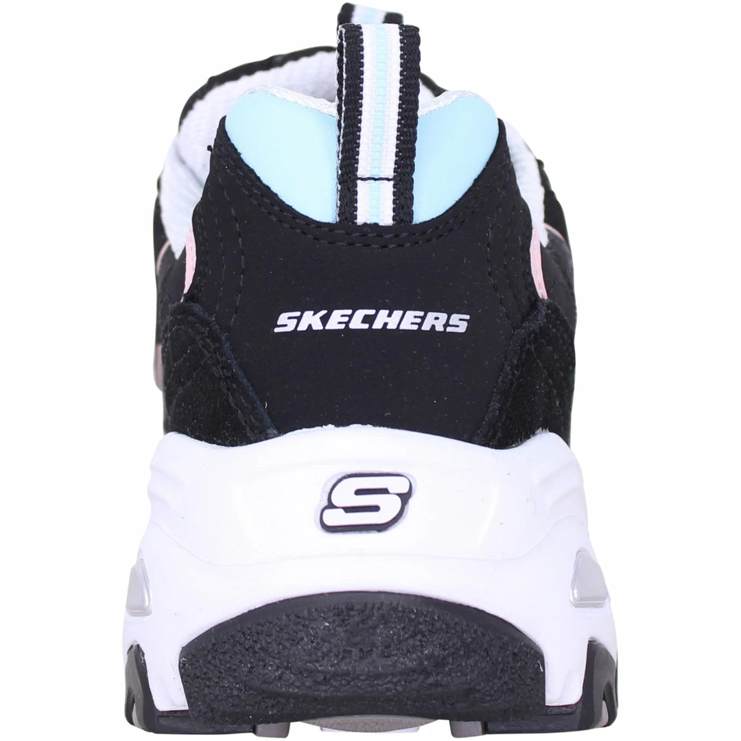 Skechers D'Lites-Sparkling Rain Black/Light Blue 149060/BKLB Women's 5 Skechers D'Lites-Sparkling Rain Black/Light Blue 149060/BKLB Women's - Image 3