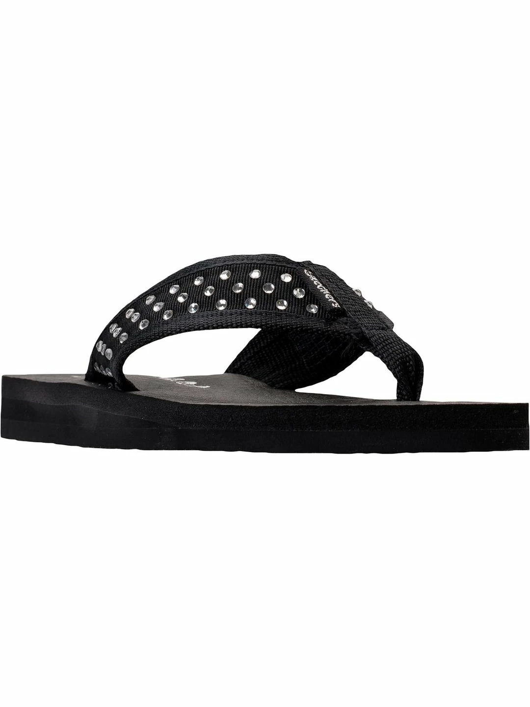 Skechers Meditation Womens Leather Embellished Flip-Flops 3 Skechers Meditation Womens Leather Embellished Flip-Flops