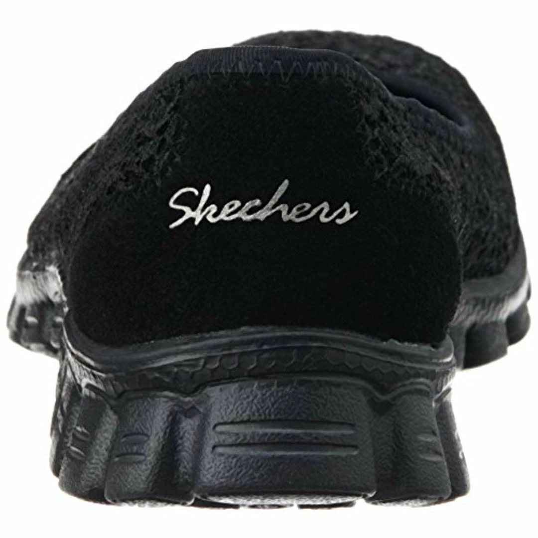 Skechers EZ Flex 2-Flighty Womens Crochet Suede Trim Ballet Flats 6 Skechers EZ Flex 2-Flighty Womens Crochet Suede Trim Ballet Flats - Image 4