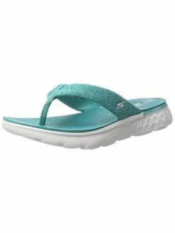 Skechers On The Go 400-Vivacity Womens Heathered Slip On Flip-Flops