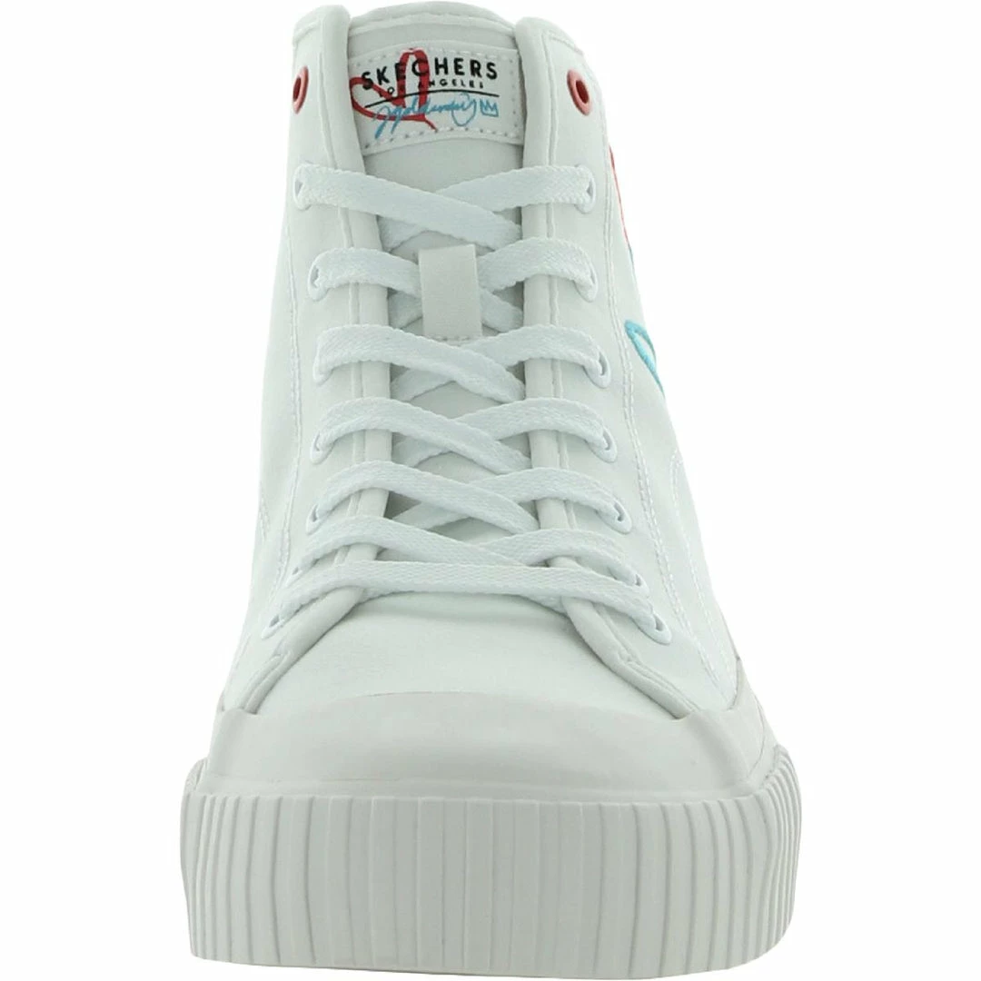 Skechers New Moon-Growing Love Womens Fitness Lifestyle High-Top Sneakers 4 Skechers New Moon-Growing Love Womens Fitness Lifestyle High-Top Sneakers - Image 2