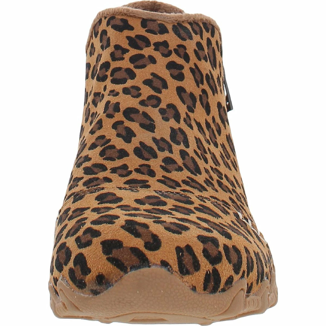 Skechers Bikers MC-EARTHY CHIC Womens Leather Ankle Casual and Fashion Sneakers 5 Skechers Bikers MC-EARTHY CHIC Womens Leather Ankle Casual and Fashion Sneakers - Image 3