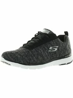 Skechers Flex Appeal 3.0 Insiders Womens Memory Foam Low Top Athletic Shoes