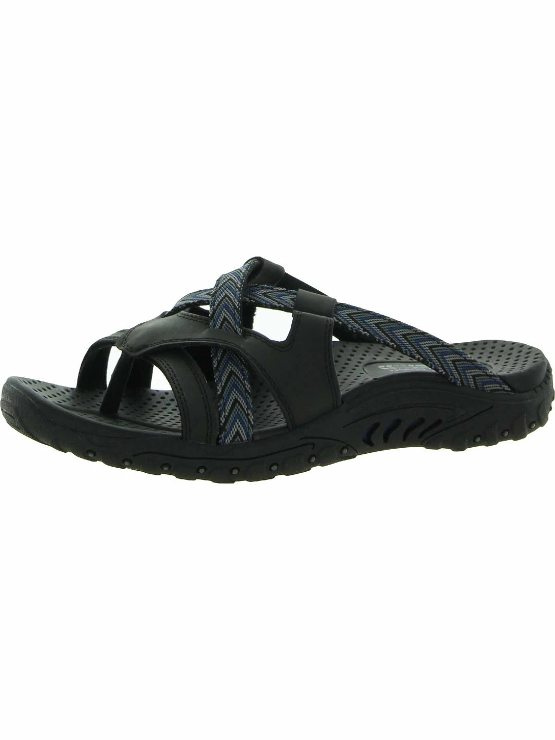 Skechers Reggae Soundproof Womens Faux Leather Sport Slide Sandals 3 Skechers Reggae Soundproof Womens Faux Leather Sport Slide Sandals