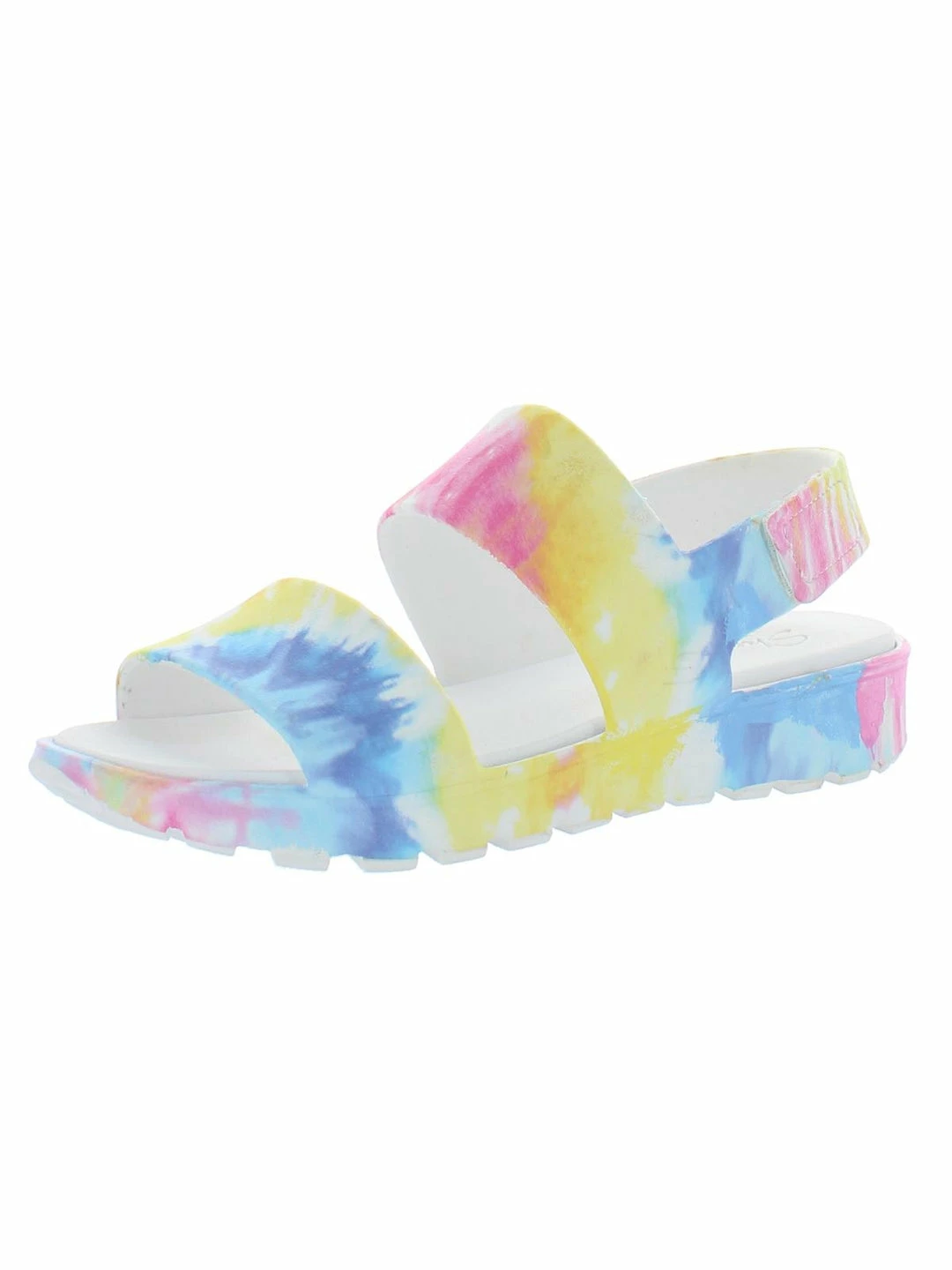 Skechers Womens Tie-Dye Slingback Flatform Sandals 3 Skechers Womens Tie-Dye Slingback Flatform Sandals