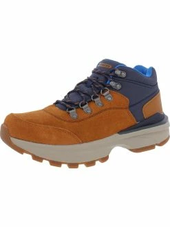 Skechers Flywalk- Tallken Mens Leather Lifestyle Combat & Lace-up Boots