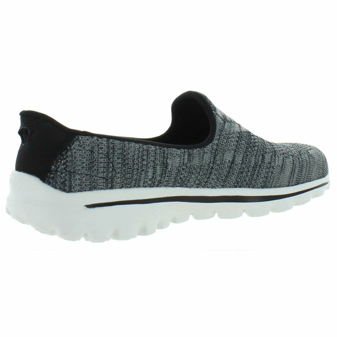Skechers Go Walk 2-Hypo Womens Knit Striped Walking Shoes 4 Skechers Go Walk 2-Hypo Womens Knit Striped Walking Shoes - Image 2