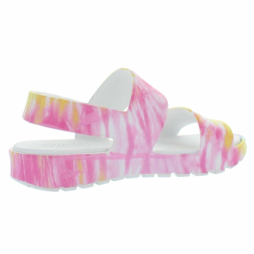 Skechers Womens Tie-Dye Slingback Flatform Sandals 4 Skechers Womens Tie-Dye Slingback Flatform Sandals - Image 2