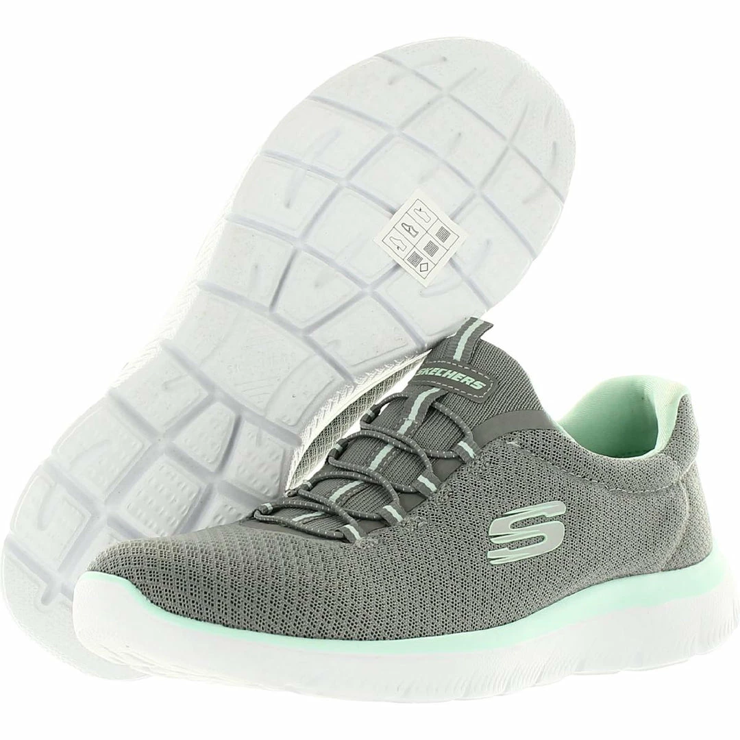 Skechers Summits Womens Lightweight Slip-On Running Shoes 4 Skechers Summits Womens Lightweight Slip-On Running Shoes - Image 2