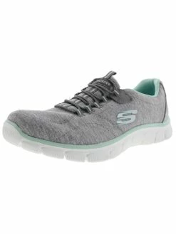 Skechers Empire-Heart To Heart Womens Heathered Memory Foam Fashion Sneakers