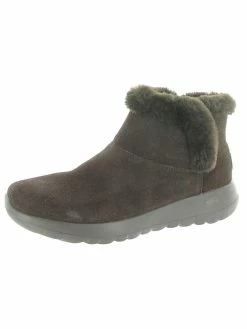 Skechers On-The-Go Joy Womens Leather Short Ankle Boots