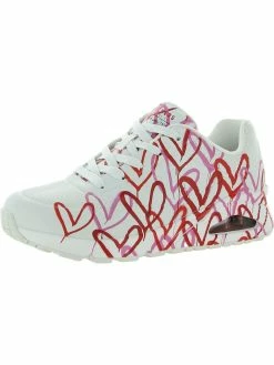Skechers Uno - Spread The Love Womens Faux Leather Memory Foam Casual and Fashion Sneakers