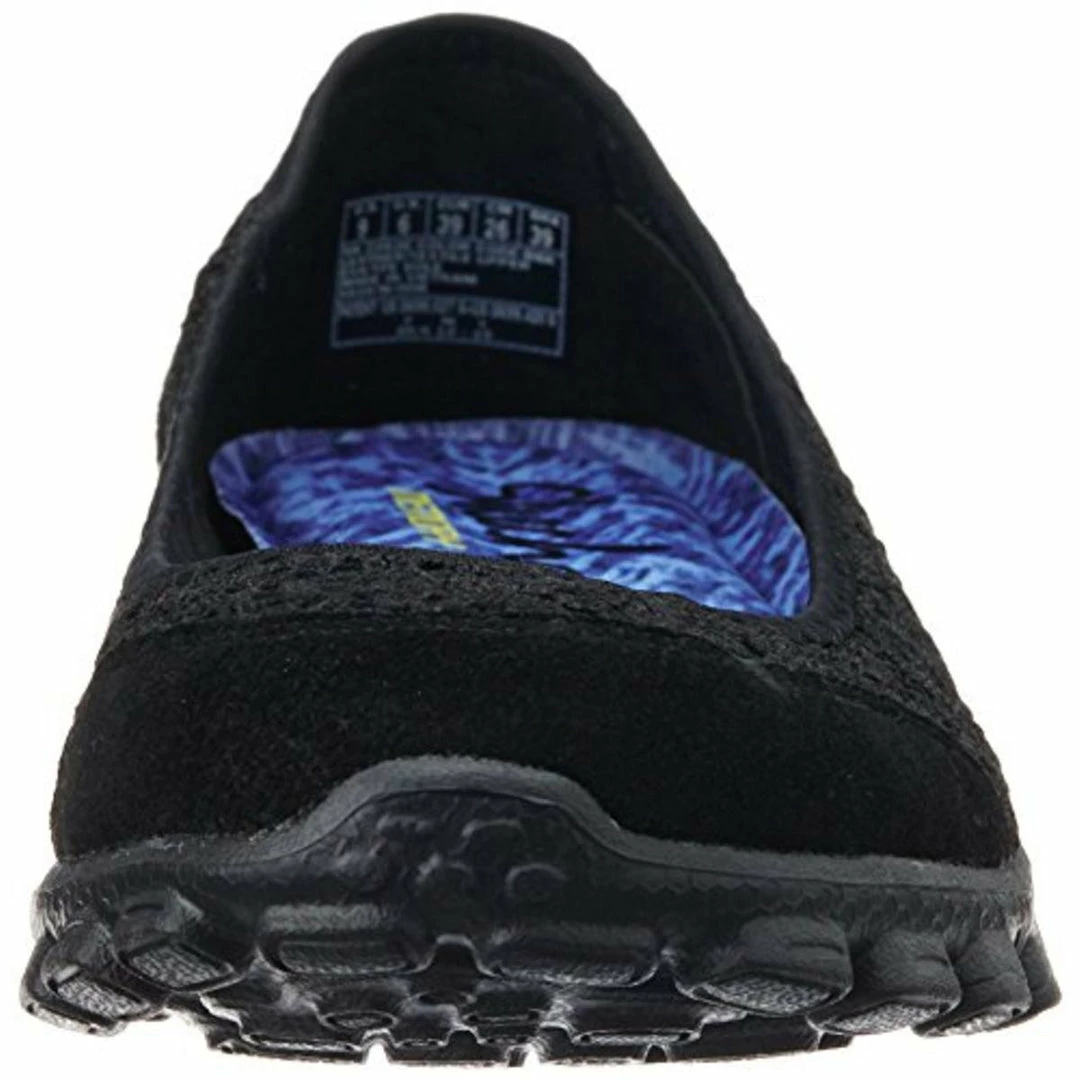 Skechers EZ Flex 2-Flighty Womens Crochet Suede Trim Ballet Flats 5 Skechers EZ Flex 2-Flighty Womens Crochet Suede Trim Ballet Flats - Image 3