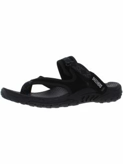 Skechers Reggae Womens Leather Thong Flat Sandals