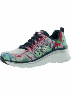 Skechers Womens Floral Memory Foam Athletic and Training Shoes