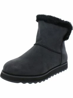 Skechers Snowfall Womens Faux Shearling Warm Shearling Boots