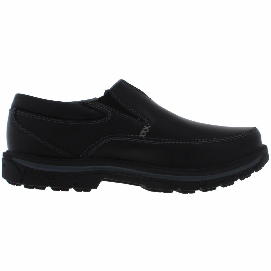 Skechers Segment-The Search Mens Leather Slip On Loafers 4 Skechers Segment-The Search Mens Leather Slip On Loafers - Image 2