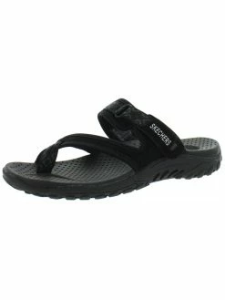 Skechers Womens Leather Strappy Casual Shoes