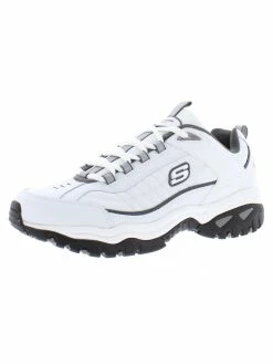 Skechers Energy-After Burn Mens Leather Casual Sneakers