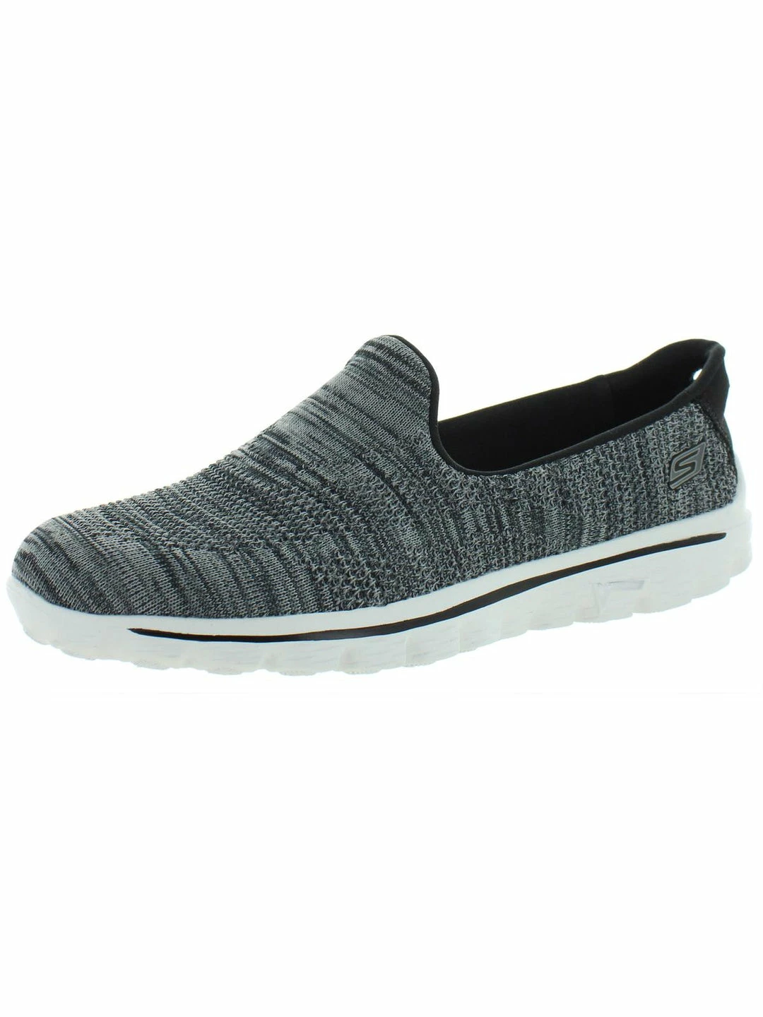Skechers Go Walk 2-Hypo Womens Knit Striped Walking Shoes 3 Skechers Go Walk 2-Hypo Womens Knit Striped Walking Shoes