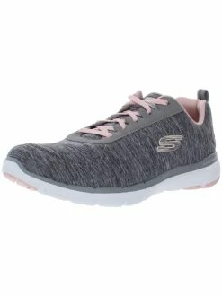 Skechers Flex Appeal 3.0 Insiders Womens Fitness Heathered Walking Shoes