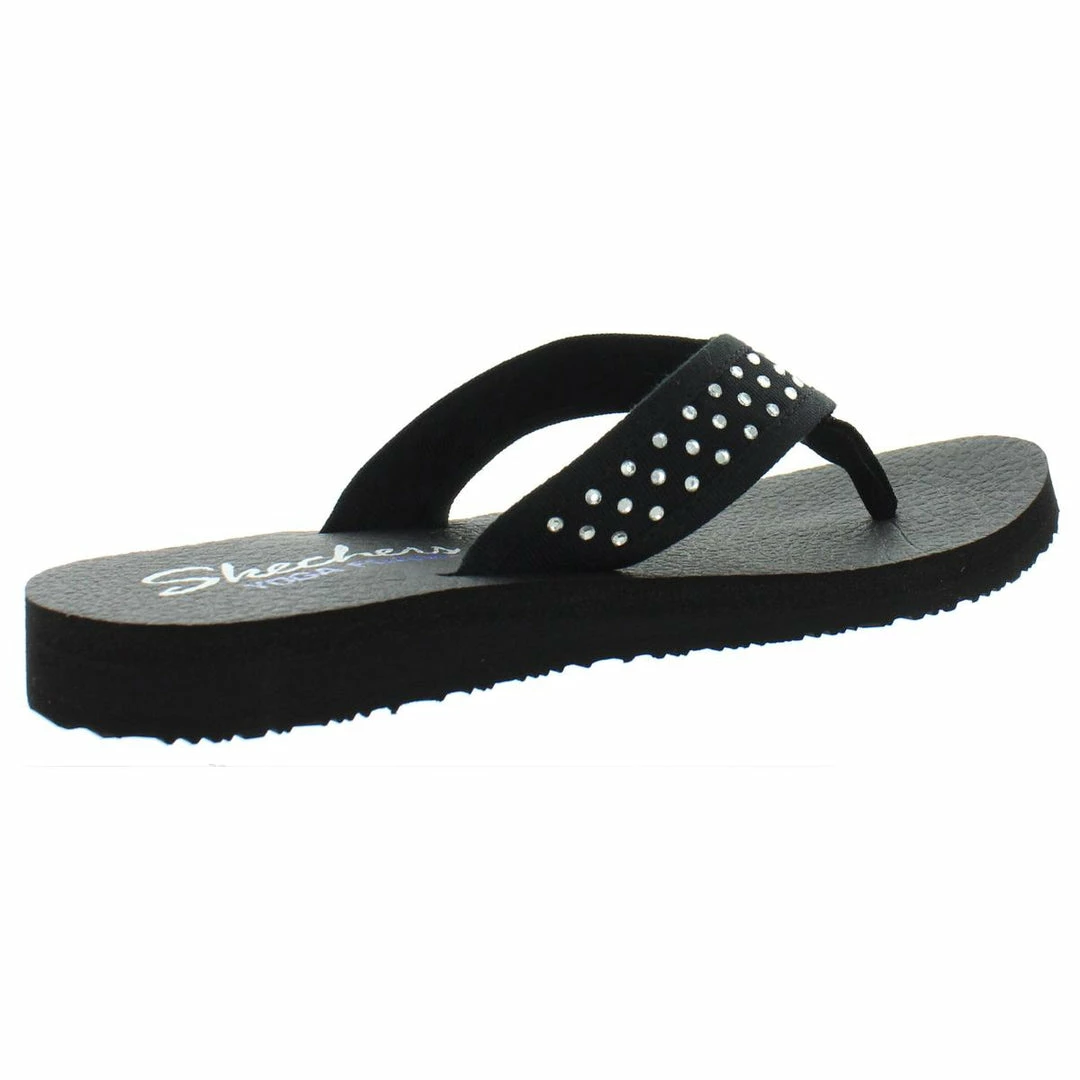 Skechers Meditation Womens Leather Embellished Flip-Flops 4 Skechers Meditation Womens Leather Embellished Flip-Flops - Image 2