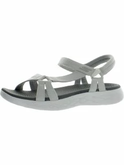 Skechers Performance On The Go 600 Womens Machine Washable Ankle Strap Sport Sandals