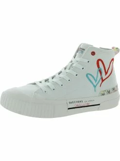 Skechers New Moon-Growing Love Womens Fitness Lifestyle High-Top Sneakers