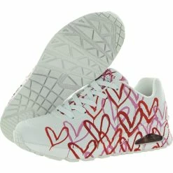 Skechers Uno - Spread The Love Womens Faux Leather Memory Foam Casual and Fashion Sneakers -Skechers store fca4db5e21db4c7aa61d186768b0c074 1080x